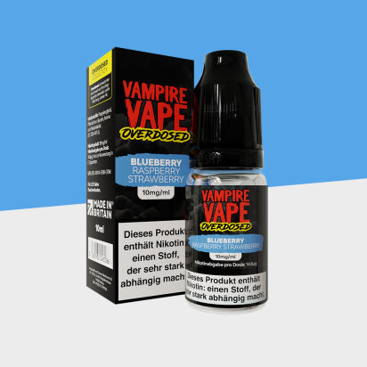 Vampire Vape Overdosed - Blueberry Raspberry Strawberry...