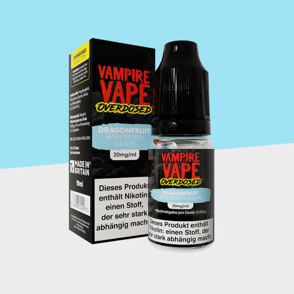 Vampire Vape Overdosed - Dragonfruit Raspberry Grape 20mg/ml - E-Liquid