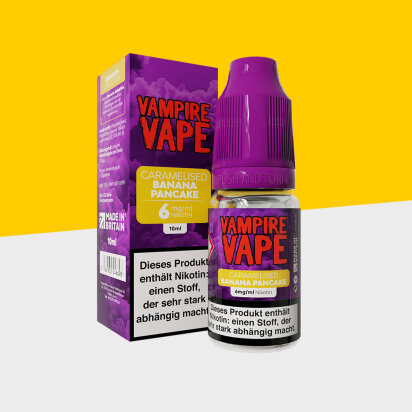 Vampire Vape Desserts - Caramalised Banana Pancake 6mg/ml...