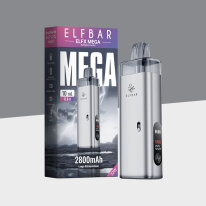 Elfbar ELFX Mega &ndash; Silver &ndash; Refillable Pod Kit