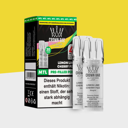 Al Fakher Crown Bar 600 &ndash; Lemon Lime Cherry Fizz...