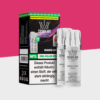 Al Fakher Crown Bar 600 &ndash; Magic Love &ndash; MTL -...