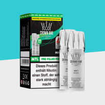 Al Fakher Crown Bar 600 &ndash; Mint &ndash; MTL - Pod...