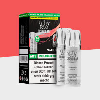 Al Fakher Crown Bar 600 &ndash; Peach Ice &ndash; MTL -...