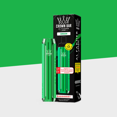 Al Fakher Crown Bar Pod 600 &ndash; Green - Basisger&auml;t