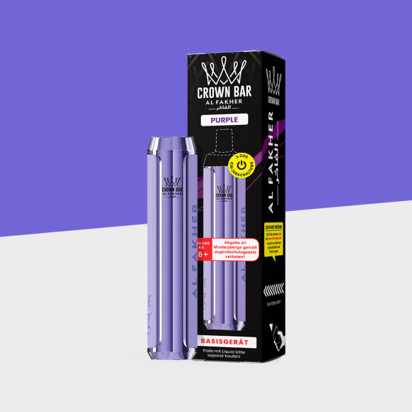 Al Fakher Crown Bar Pod 600 &ndash; Purple &ndash; Basisger&auml;t
