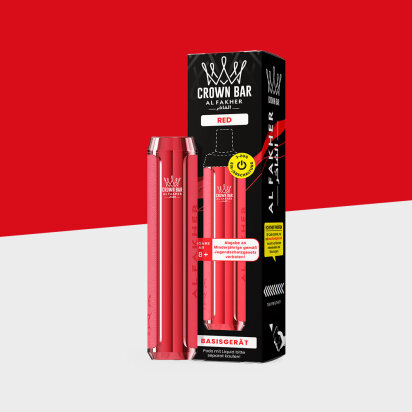 Al Fakher Crown Bar Pod 600 &ndash; Red &ndash;...