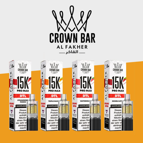 Al Fakher Crown Bar 15K Pro Max &ndash; Pod