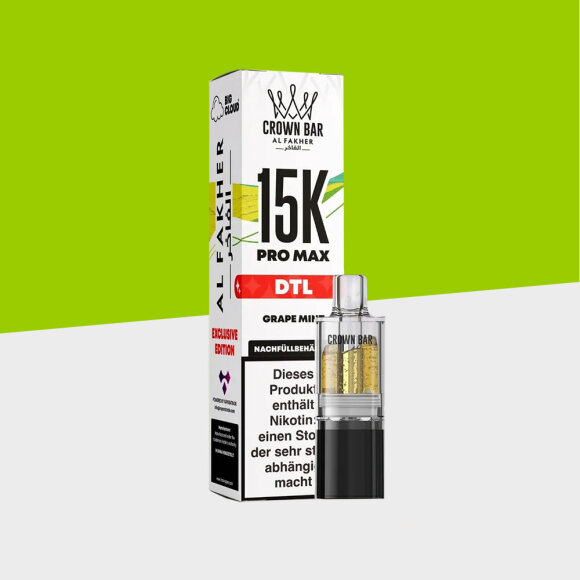 Al Fakher Crown Bar 15K Pro Max - Grape Mint &ndash; Pod
