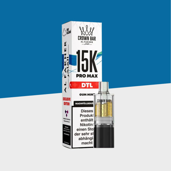 Al Fakher Crown Bar 15K Pro Max - Gum Mint - Pod