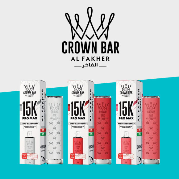 Al Fakher Crown Bar 15K Pro Max &ndash; Basisger&auml;t