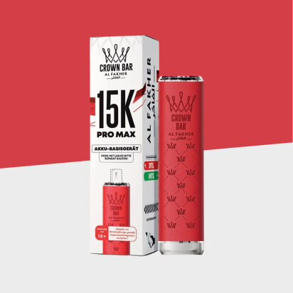 Al Fakher Crown Bar 15K Pro Max - Red - Basisger&auml;t