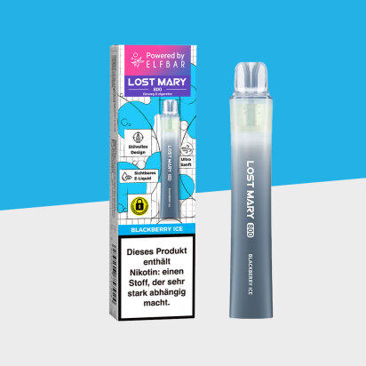 Lost Mary 800 by Elfbar - Blackberry Ice - Einweg Vape