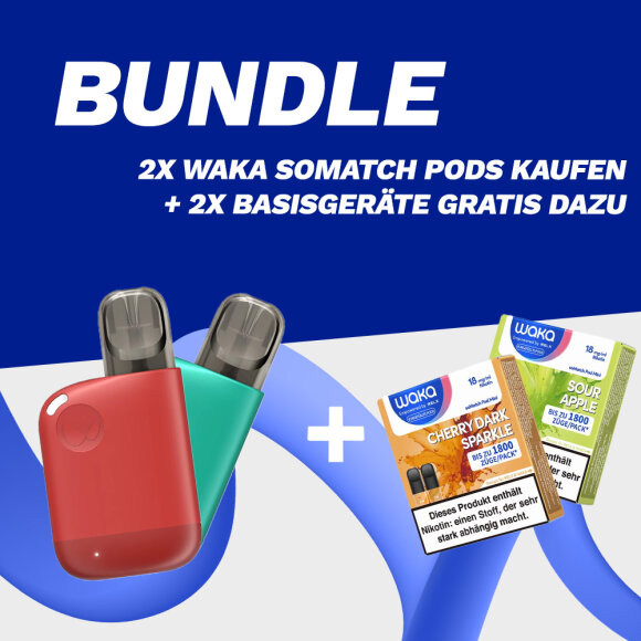 BUNDLE: 2x Waka soMatch Pods + 2 Basisger&auml;te GRATIS dazu