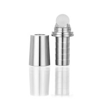 Aladin MVP Schlauchanschluss mit 18/8 Schliff im Set mit Kugel - Silber