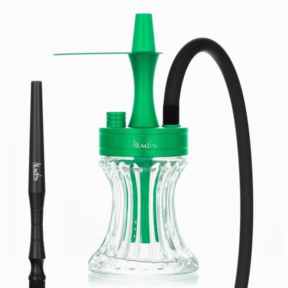 Aladin 2 Go - Alu - mit Tasche & Schlauchset Gr&uuml;n/Schwarz