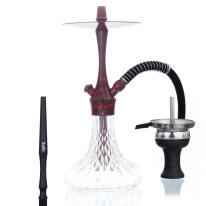 Aladin Shisha Alux 380 - Red/Black