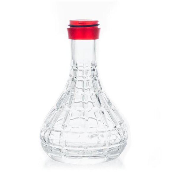 Aladin Shisha Alux - M5 - Ersatzglas - Rot