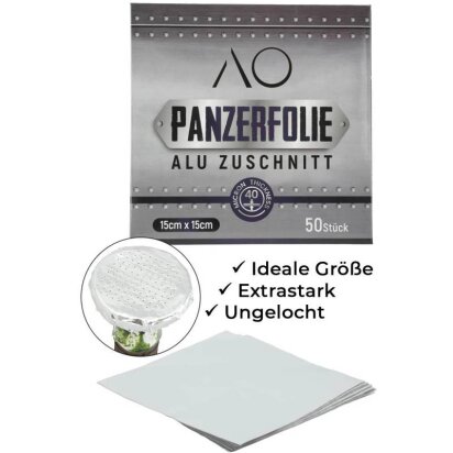 AO Panzerfolie Alu - Zuschnitt