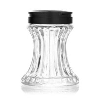 Aladin Shisha 2 Go Alu Ersatzglas &ndash; Schwarz