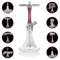 Aladin Epox 360 Shisha - Ruby Red