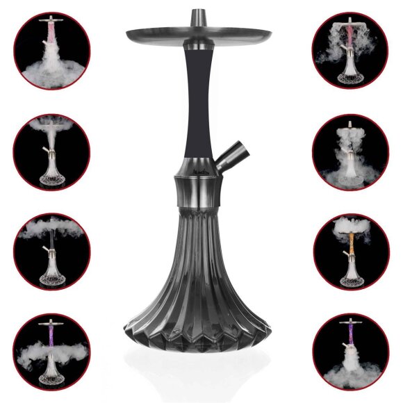 Aladin Epox 360 Shisha - Black Everything