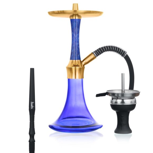 Aladin Epox 360 Shisha - Flat - Blue Gold