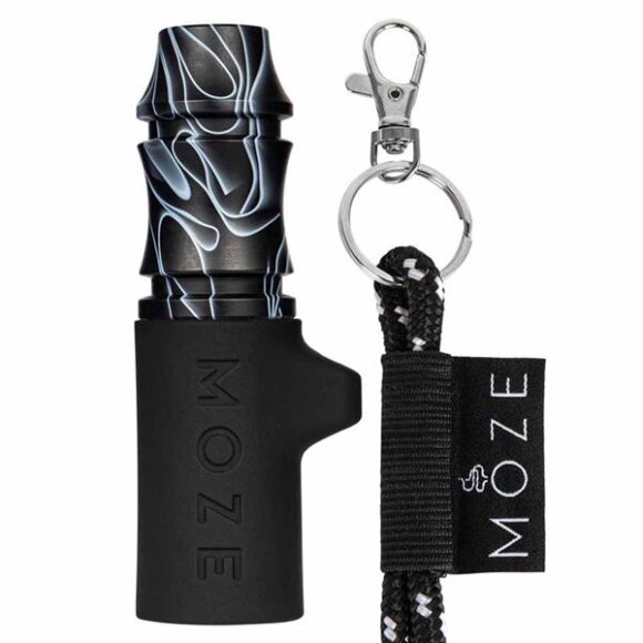 Moze Tip Hygienemundst&uuml;ck - Wavy Line Black