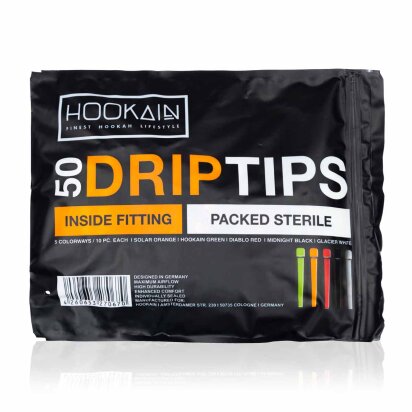 Hookain Drip Tips - 50 Hygienemundst&uuml;cke
