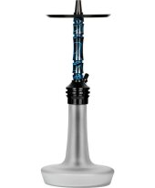 Moze Shisha Varity Lounge Black - Frosted - Wavy Blue