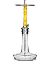 Moze Shisha Varity Lounge Silver - Clear - Wavy Yellow