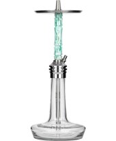 Moze Shisha Varity Lounge Silver - Clear - Wavy Mint