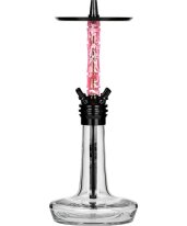 Moze Shisha Varity Squad Black - Clear - Wavy Pink