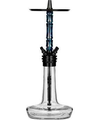 Moze Shisha Varity Squad Black - Clear - Wavy Blue