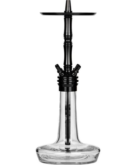 Moze Shisha Varity Squad Black - Clear - Black Steel