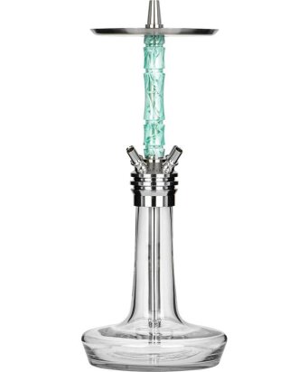 Moze Shisha Varity Squad Steel - Clear - Wavy Mint