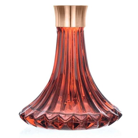 Aladin Shisha Epox 360 Ersatzglas &ndash; Copper - Ruby Red