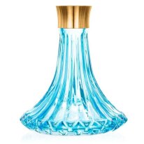 Aladin Shisha Epox 360 Ersatzglas &ndash; Gold - Turquoise