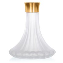 Aladin Shisha A36 Ersatzglas &ndash; Gold - Frozen