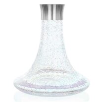 Aladin Shisha A36 Ersatzglas &ndash; Flat - Blue Glow