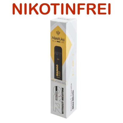 Nameless - Mango Ice Nikotinfrei - Einweg Vape