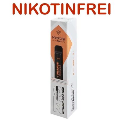 Nameless - Orange Shake Nikotinfrei - Einweg Vape
