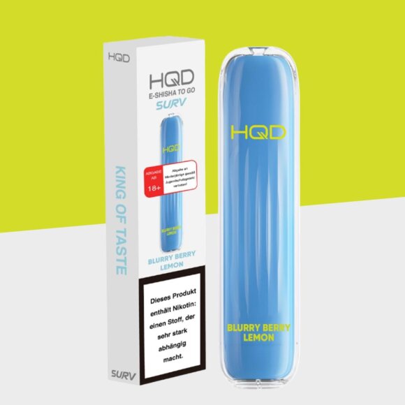 HQD Surv - Blurry Berry Lemon - Einweg Vape