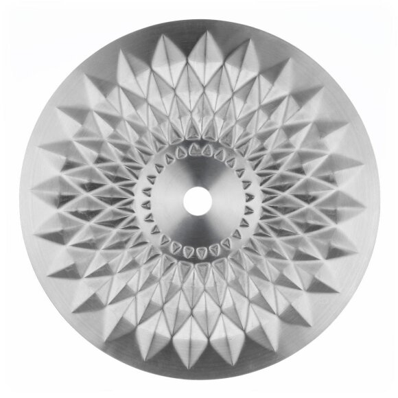 Aladin Shisha Edelstahlkohleteller mit Muster 21cm