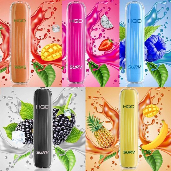 HQD Vape Probierset Exotic Mix - Einweg Vape