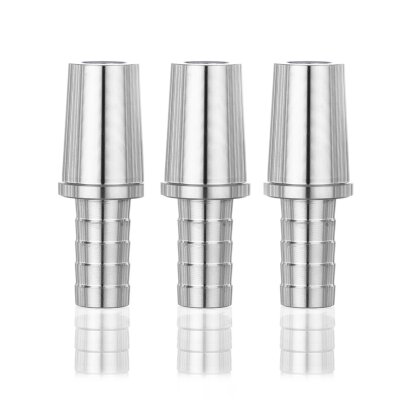 Aladin Shisha Schlauchadapter mit 18/8 Schliff 3er Set
