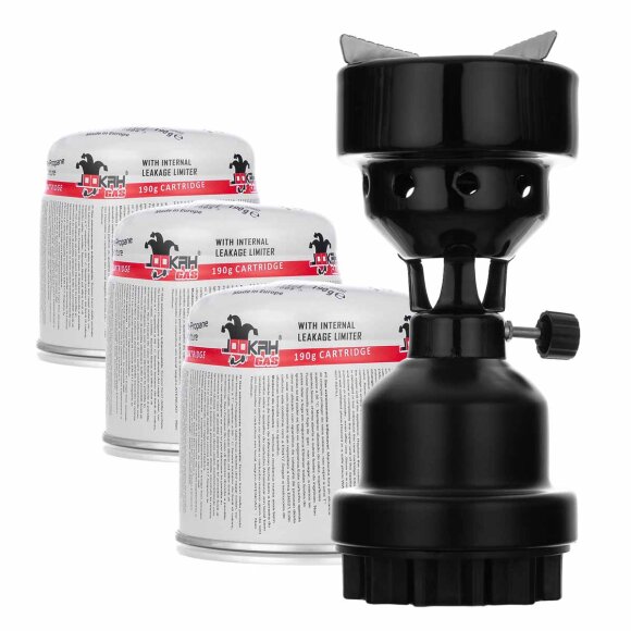 CoAla Gaskocher Kohleanz&uuml;nder Set