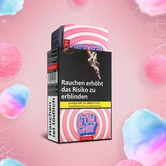 HOOKAiN Tabak 25g - Cotton Candy Cream