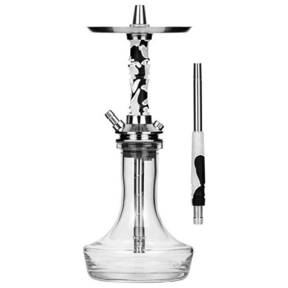 Moze Breeze Pro Shisha - Candy Line Grey/White
