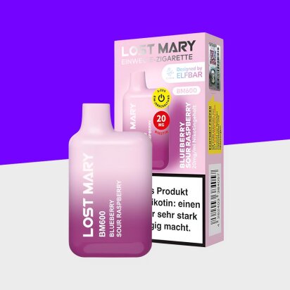 Lost Mary by Elfbar - Blueberry Sour Raspberry - Einweg Vape